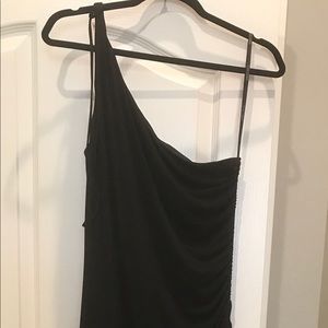 Long one shoulder dress